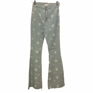 Cello Star Printed High Rise Flare new no tag